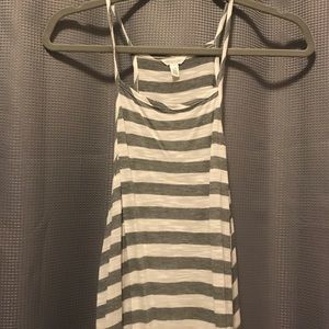 Aeropostale- Grey/white tank